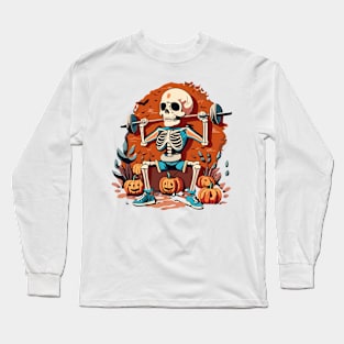 SKELETON GYM Long Sleeve T-Shirt